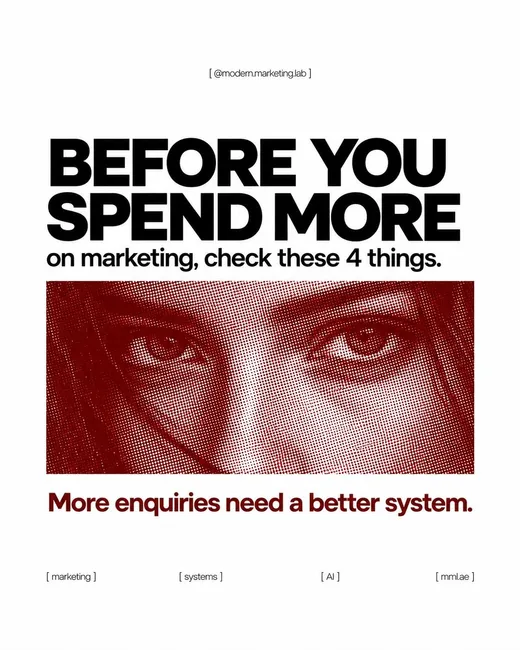 Before you spend more on marketing, check these 4 things.