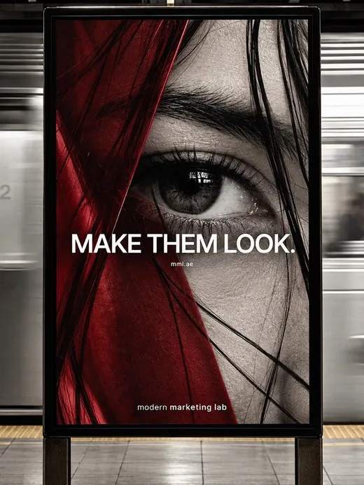 Make them look.