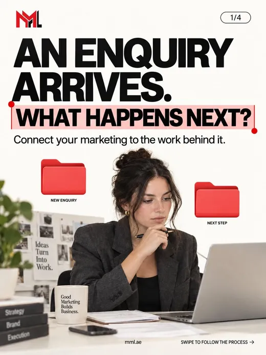 An enquiry arrives. What happens next?
